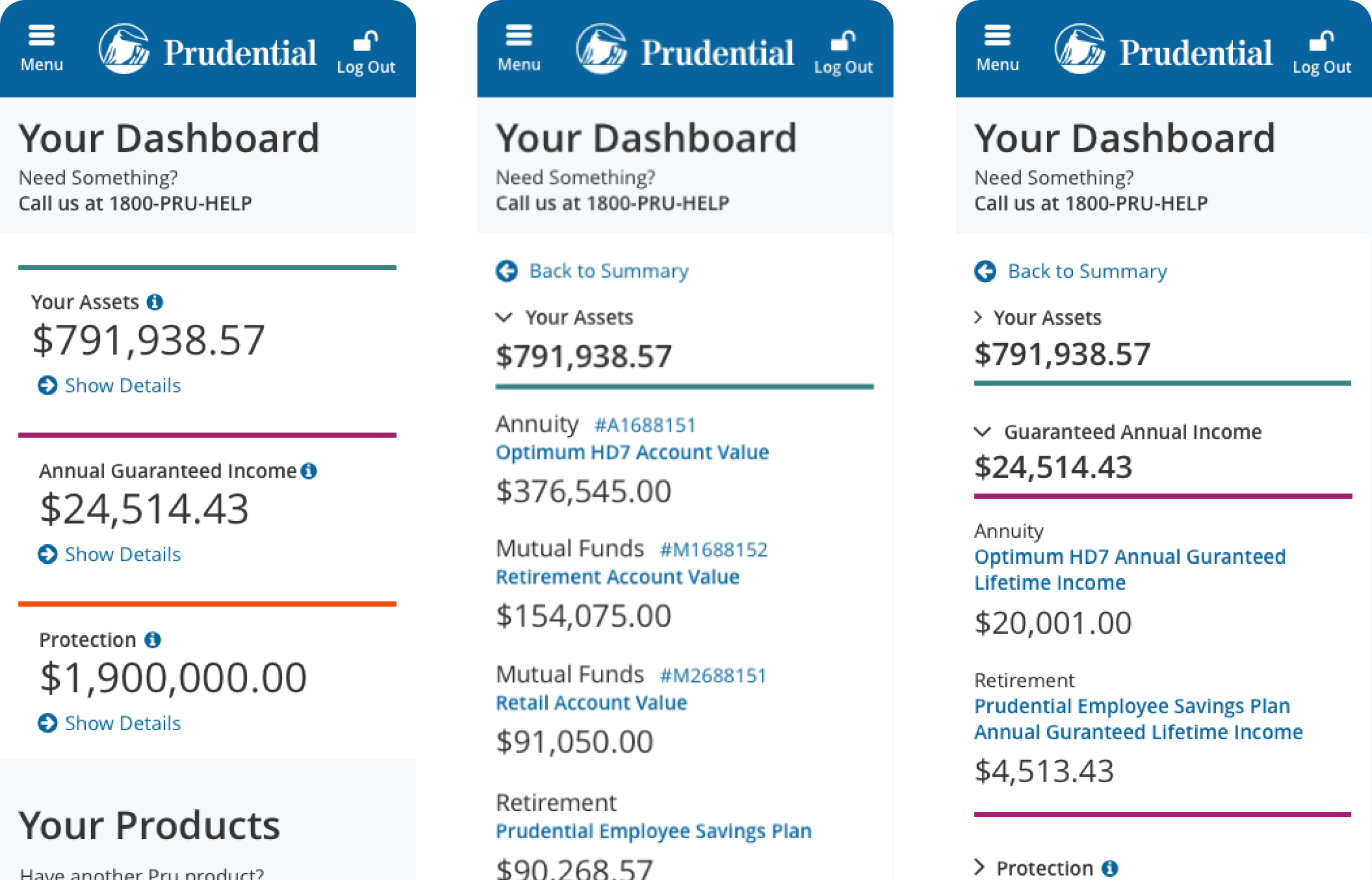 dashboard xsmall 3up mockup
