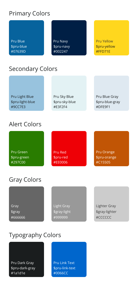 Pru Playbook Colors White Background